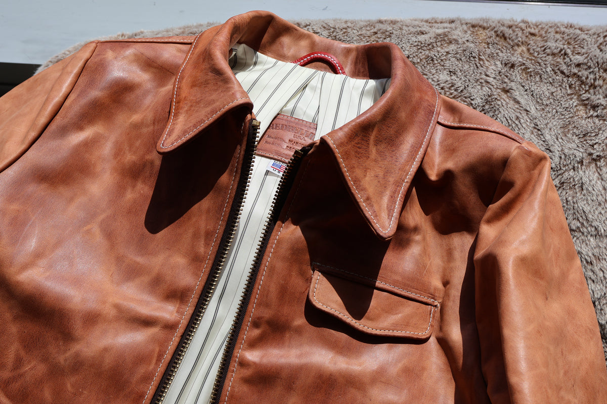 
                  
                    Hermann Oak Old World Leather Jacket
                  
                