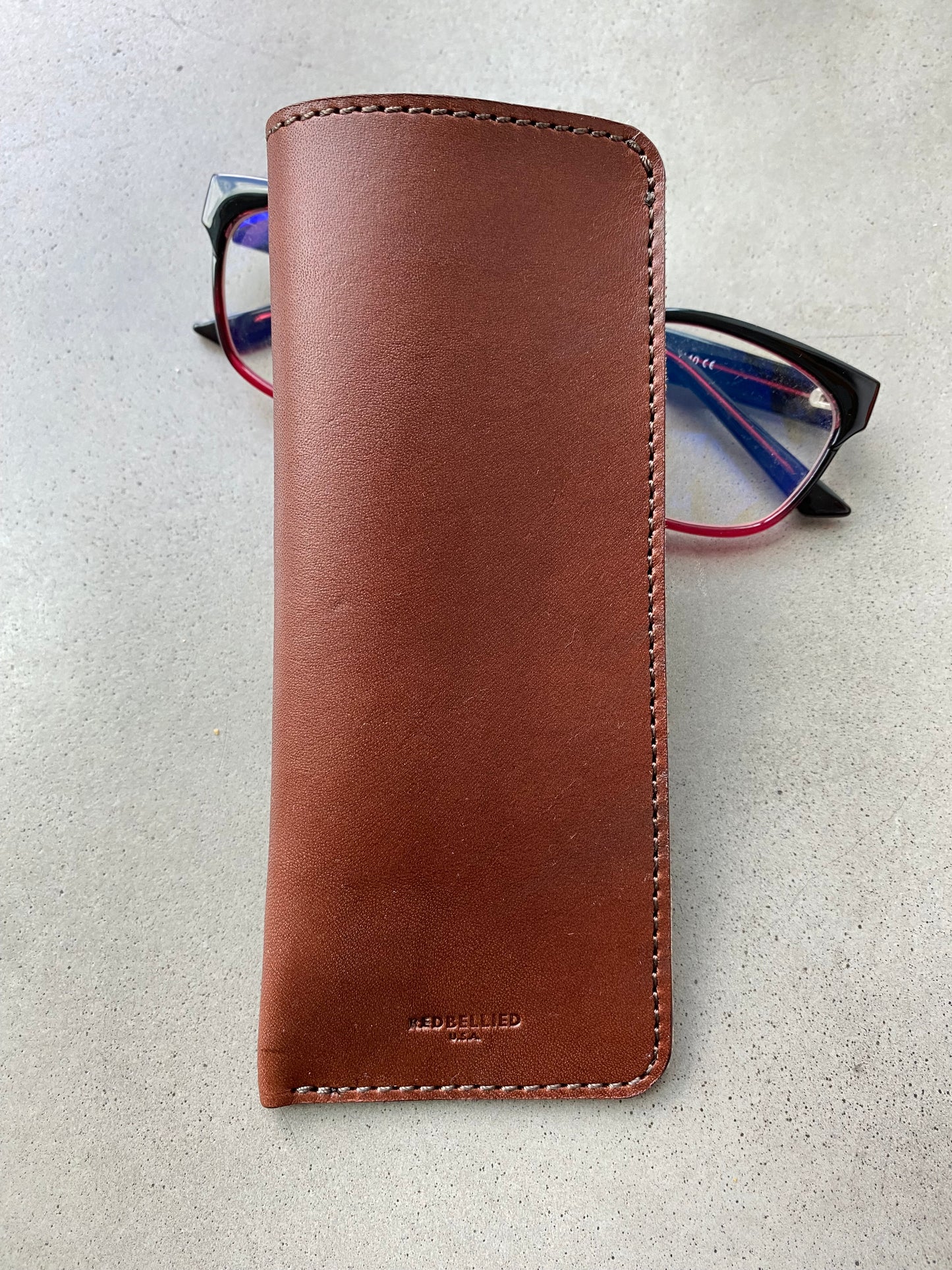 
                  
                    The Leather Eyeglass Case
                  
                