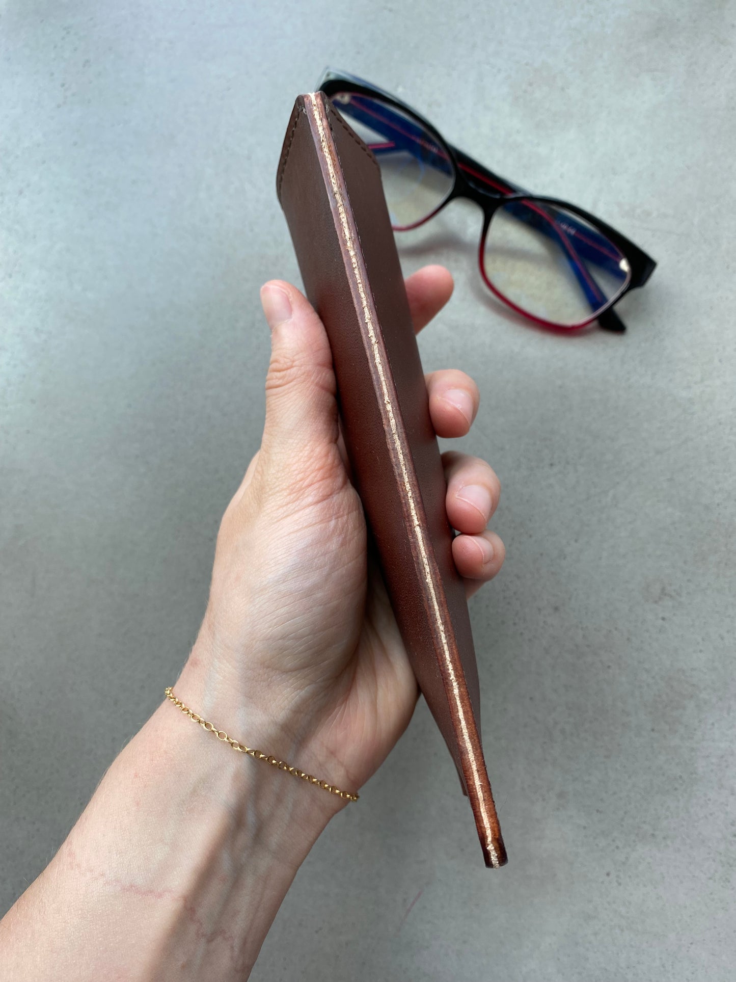 
                  
                    The Leather Eyeglass Case
                  
                