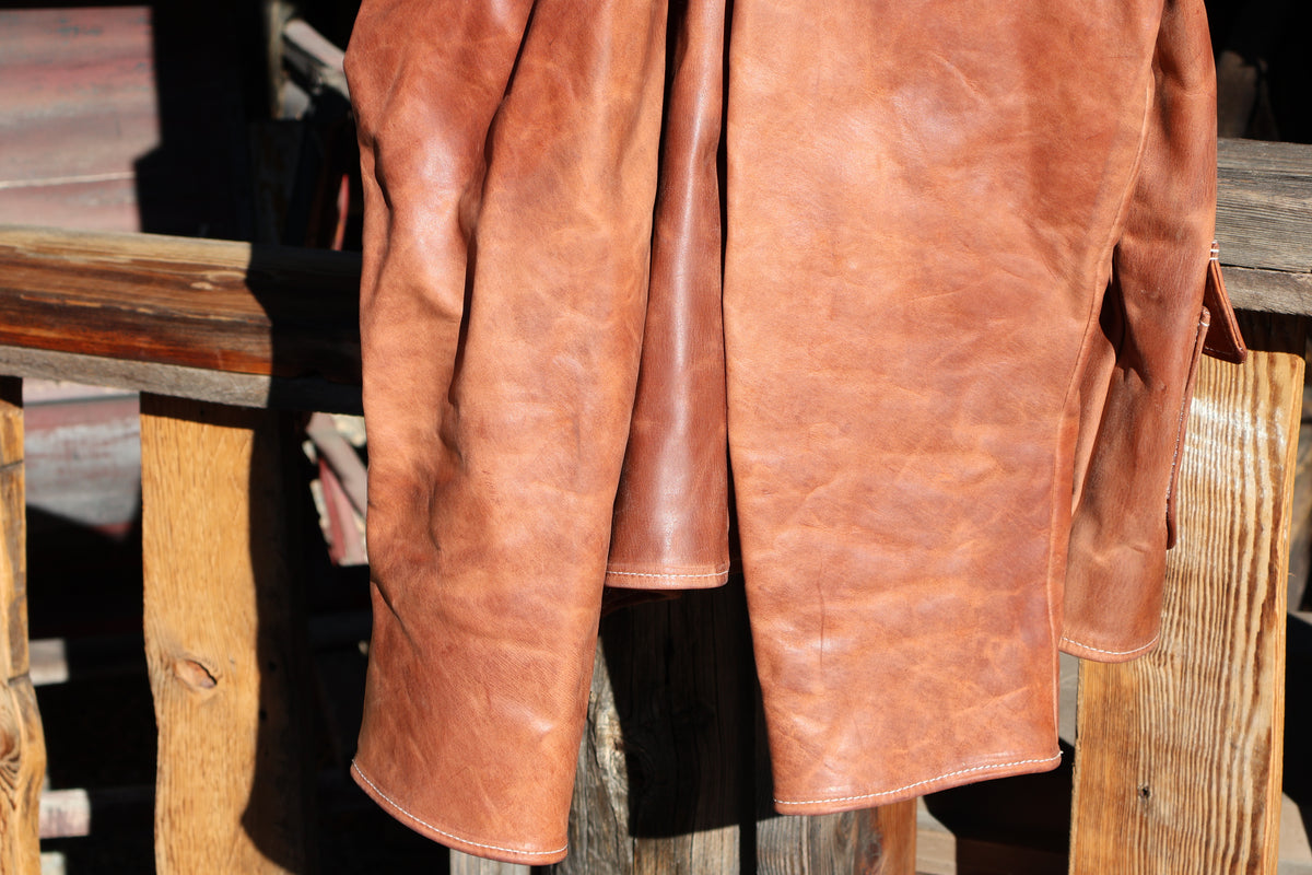 
                  
                    Hermann Oak Old World Leather Jacket
                  
                