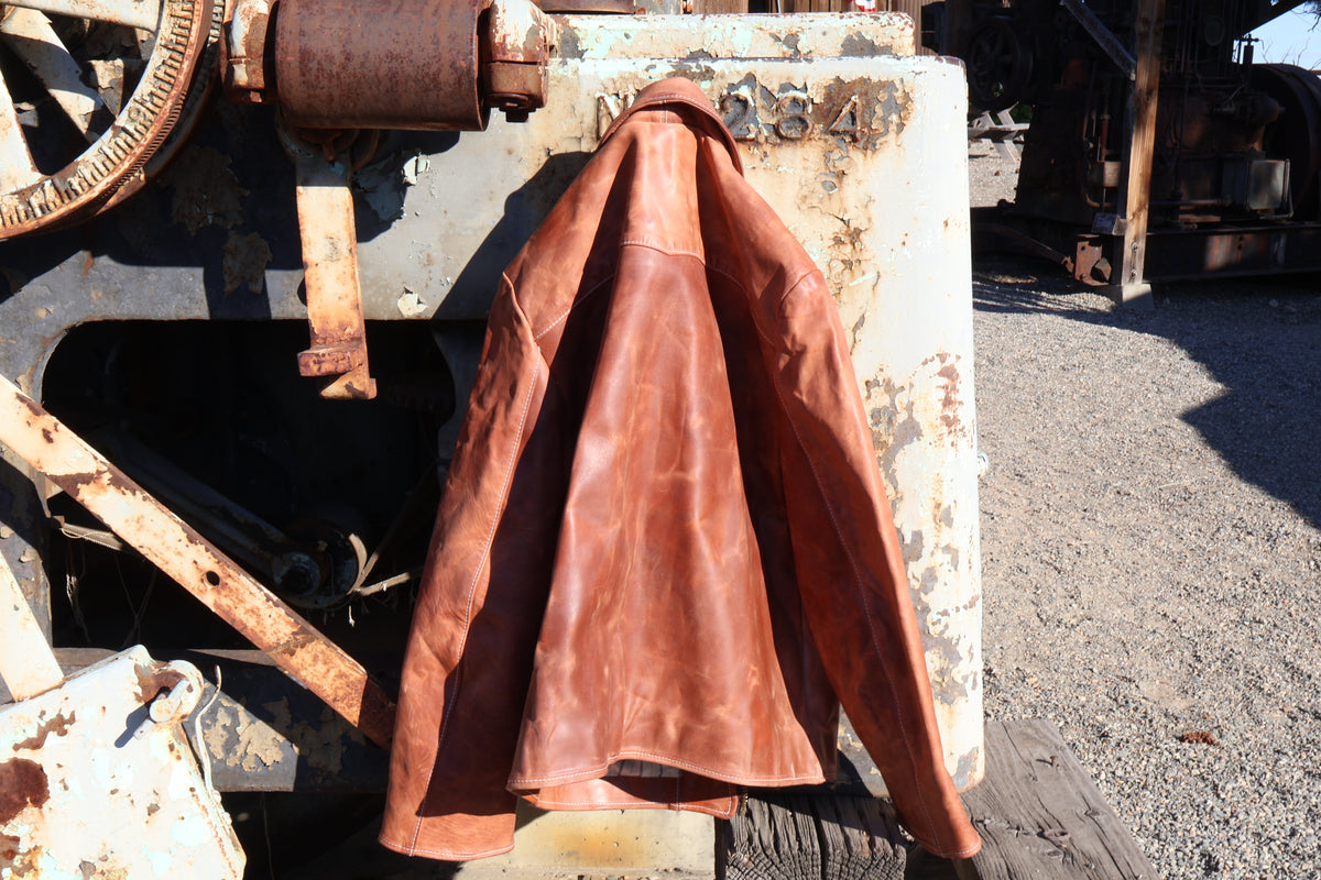 
                  
                    Hermann Oak Old World Leather Jacket
                  
                