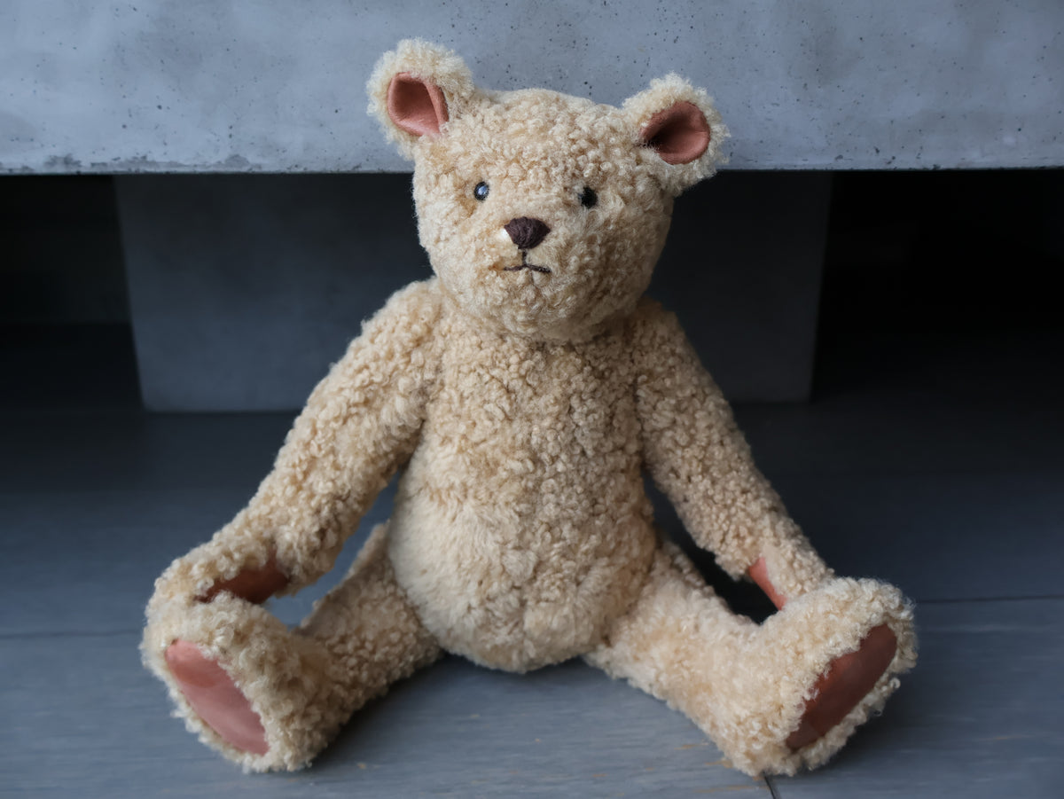
                  
                    Old-World Shearling Jointed Teddy Bear
                  
                