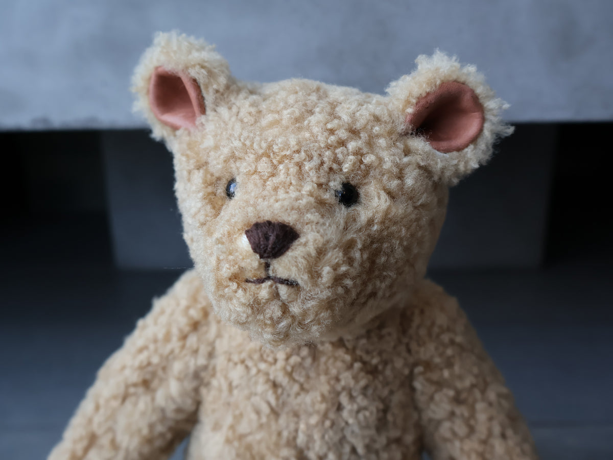 
                  
                    Old-World Shearling Jointed Teddy Bear
                  
                
