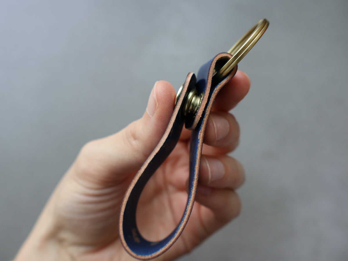 
                  
                    The Cordovan Keychain - Blue
                  
                