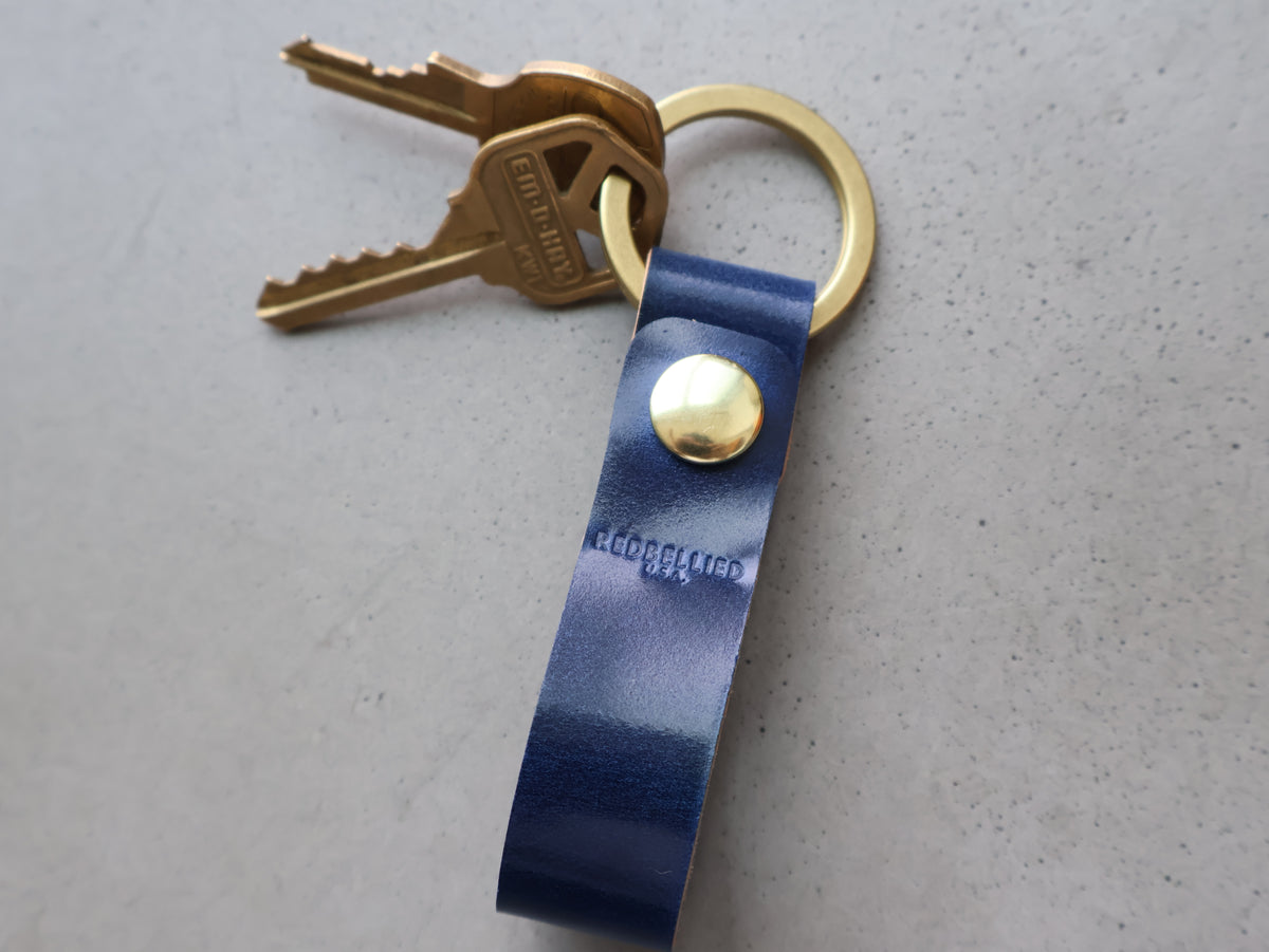 
                  
                    The Cordovan Keychain - Blue
                  
                