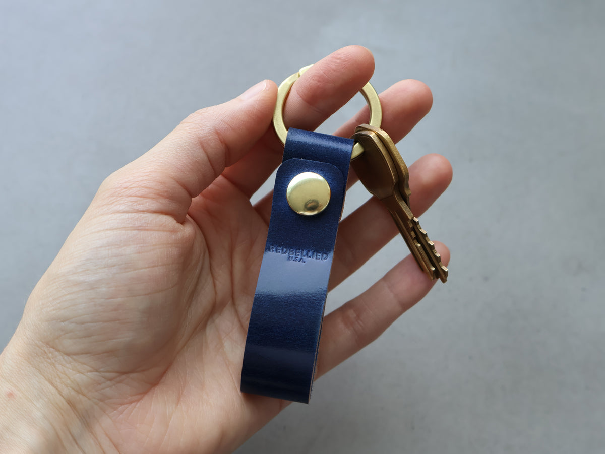 
                  
                    The Cordovan Keychain - Blue
                  
                