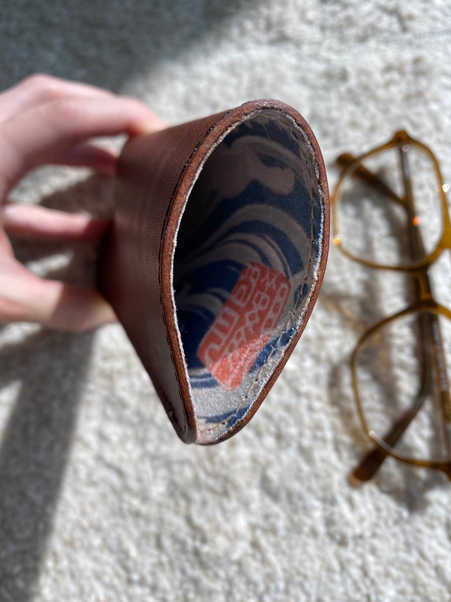 
                  
                    The Leather Eyeglass Case
                  
                